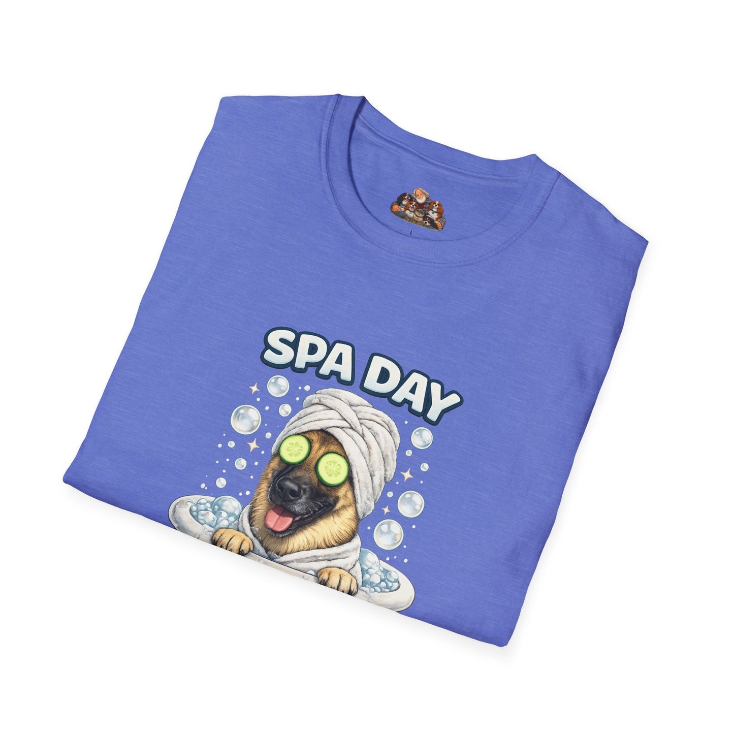 Spa Day No Days Off – Personalized Dog Spa T-Shirt – Paw Spa Days Remembered
