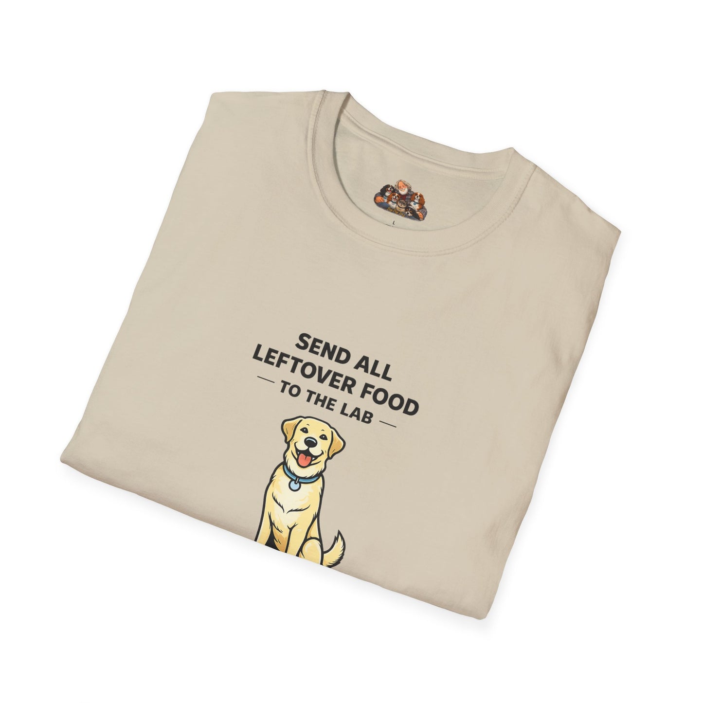 Send All Leftover Food To The Lab  —  Soft-Color Minimalist Family Collection For Adult Dog Lovers