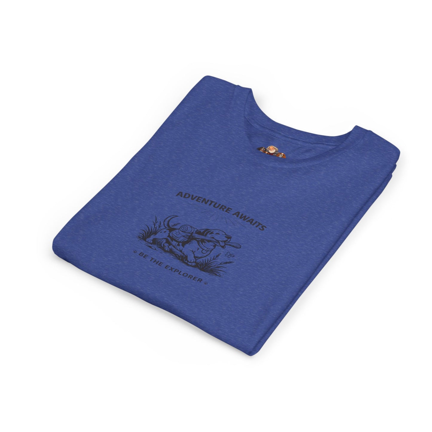 Adventure Awaits -- Youth Dog Lover Tee