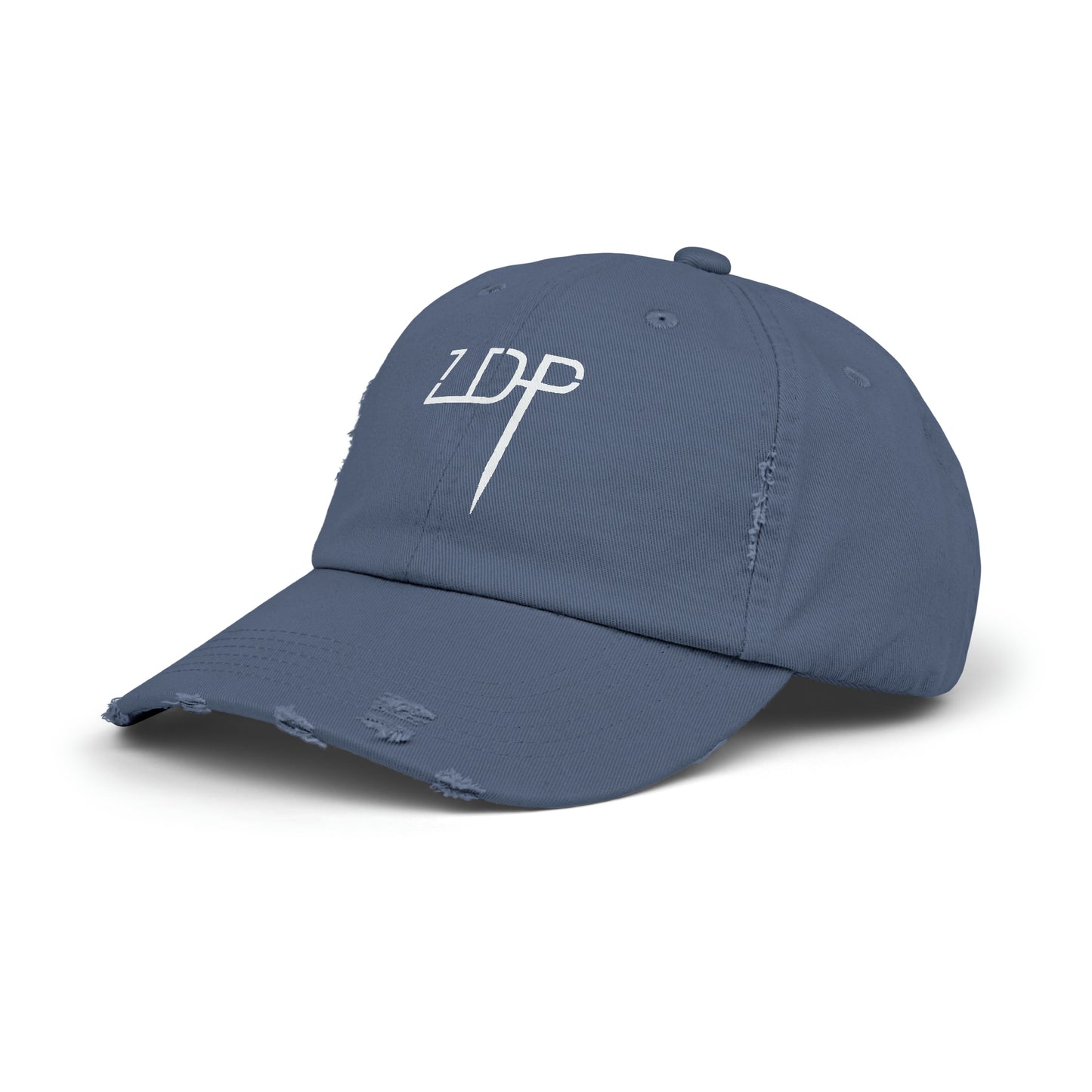 Zach D Productions ZDP Logo Unisex Distressed Cap