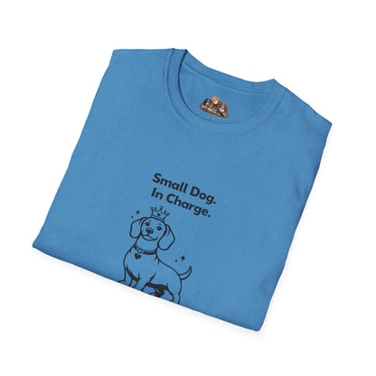Small Dog. In Charge. —  Black And White Minimalist Family Collection For Adult Dog Lovers