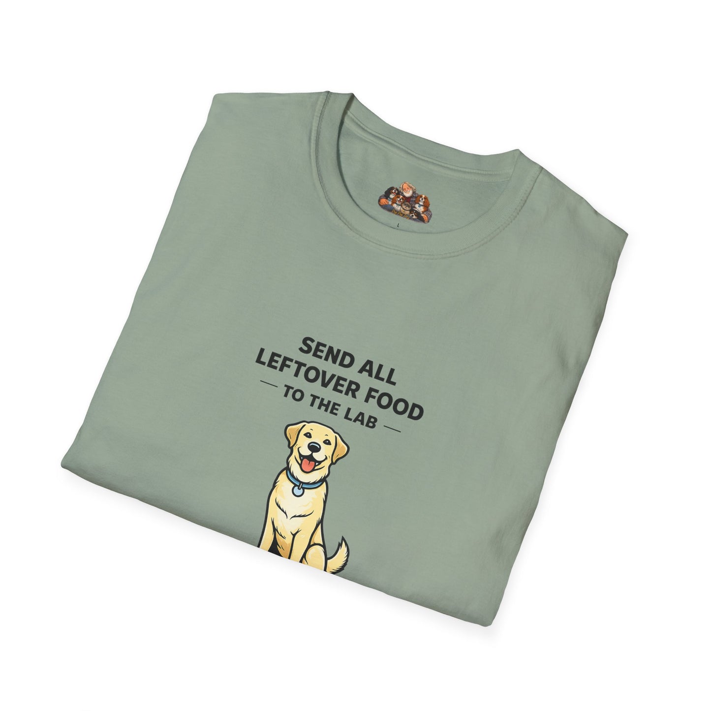 Send All Leftover Food To The Lab  —  Soft-Color Minimalist Family Collection For Adult Dog Lovers