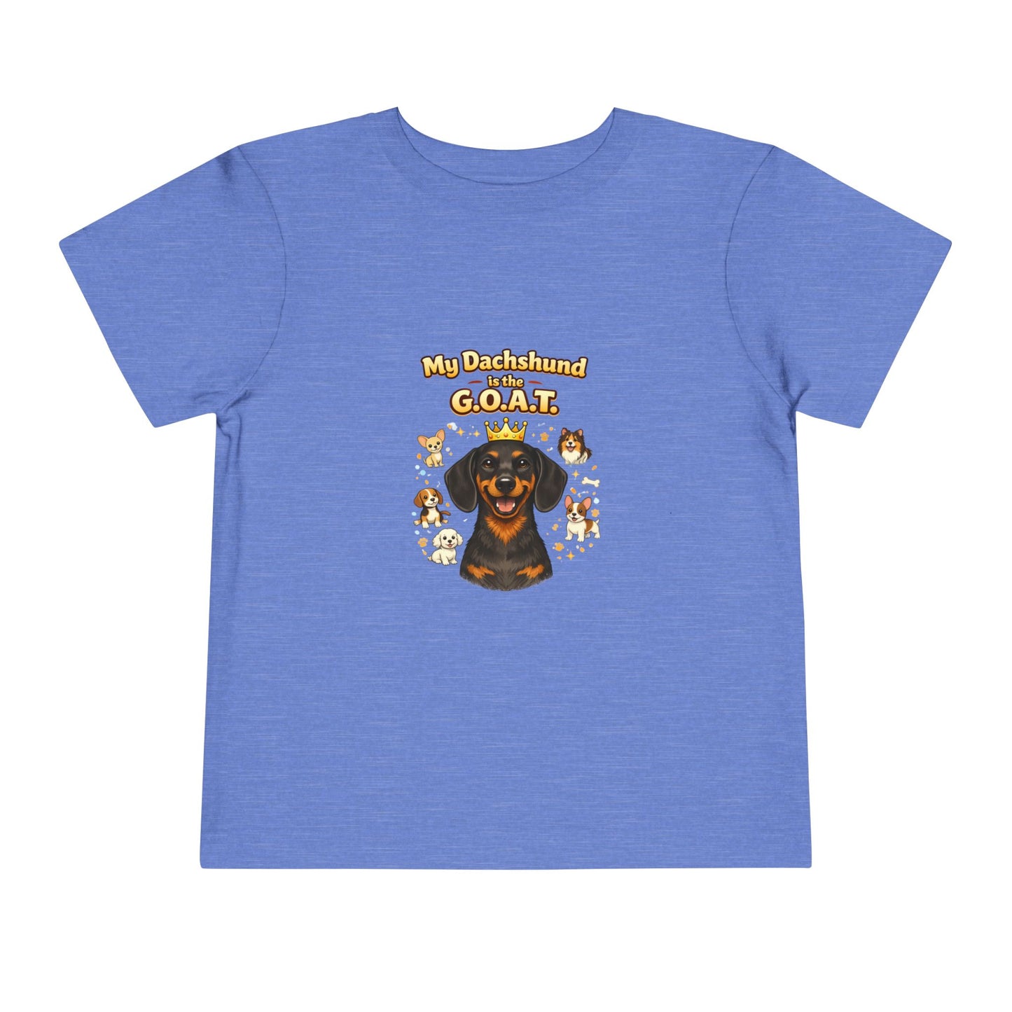 Let your toddler show their pride -- "My Dachshund is the G.O.A.T." – Toddler T-Shirt