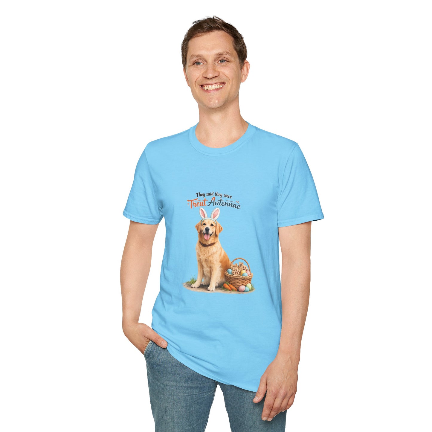 Golden Retriever Treat Antenna™ – Easter Dog Lover Tee