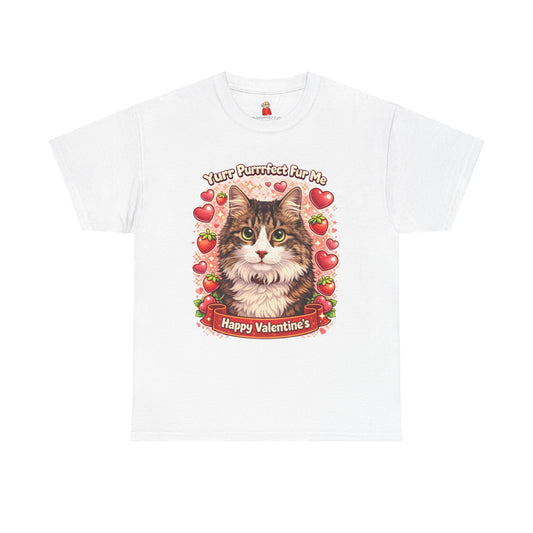 Yurr Purrrfect Fur Me – Cat Valentine's Day T-Shirt For Pet Lovers