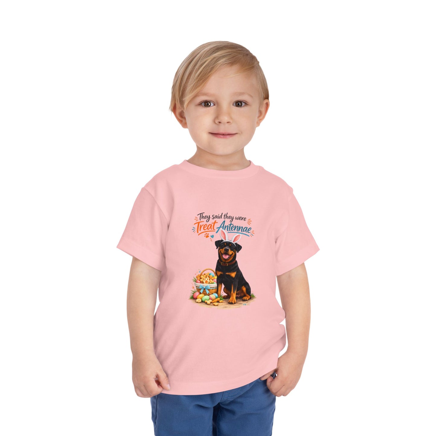 Rottweiler Treat Antennae™ -- Toddler Dog Lover Tee