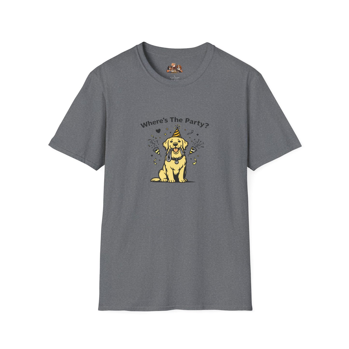 Where's The Party? -- Soft-Color Minimalist Family Collection For Adult Dog Lovers