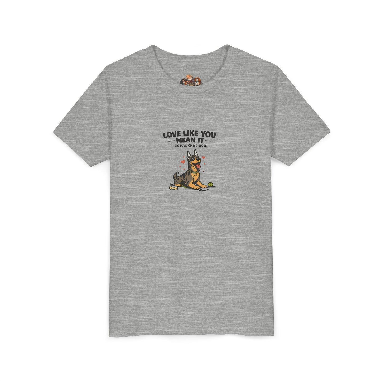 Love Like You Mean It -- Youth Dog Lover Tee