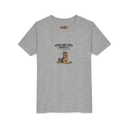 Love Like You Mean It -- Youth Dog Lover Tee