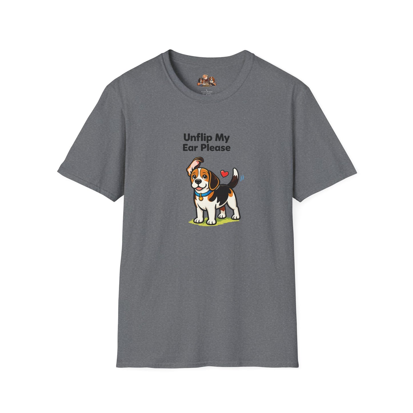 Unflip My Ear Please  — Soft-Color Minimalist Family Collection For Adult Dog Lovers