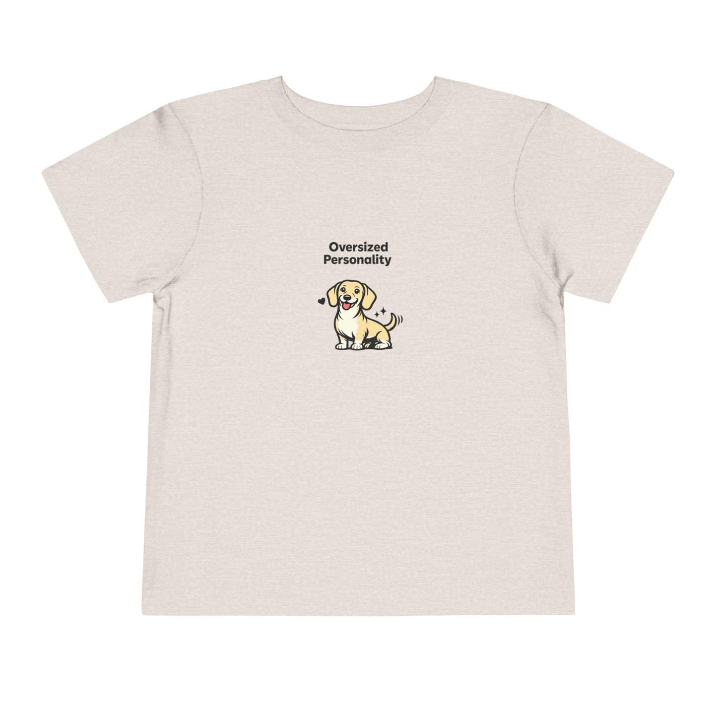 Oversized Personality  -- Toddler Dog Lover Tee