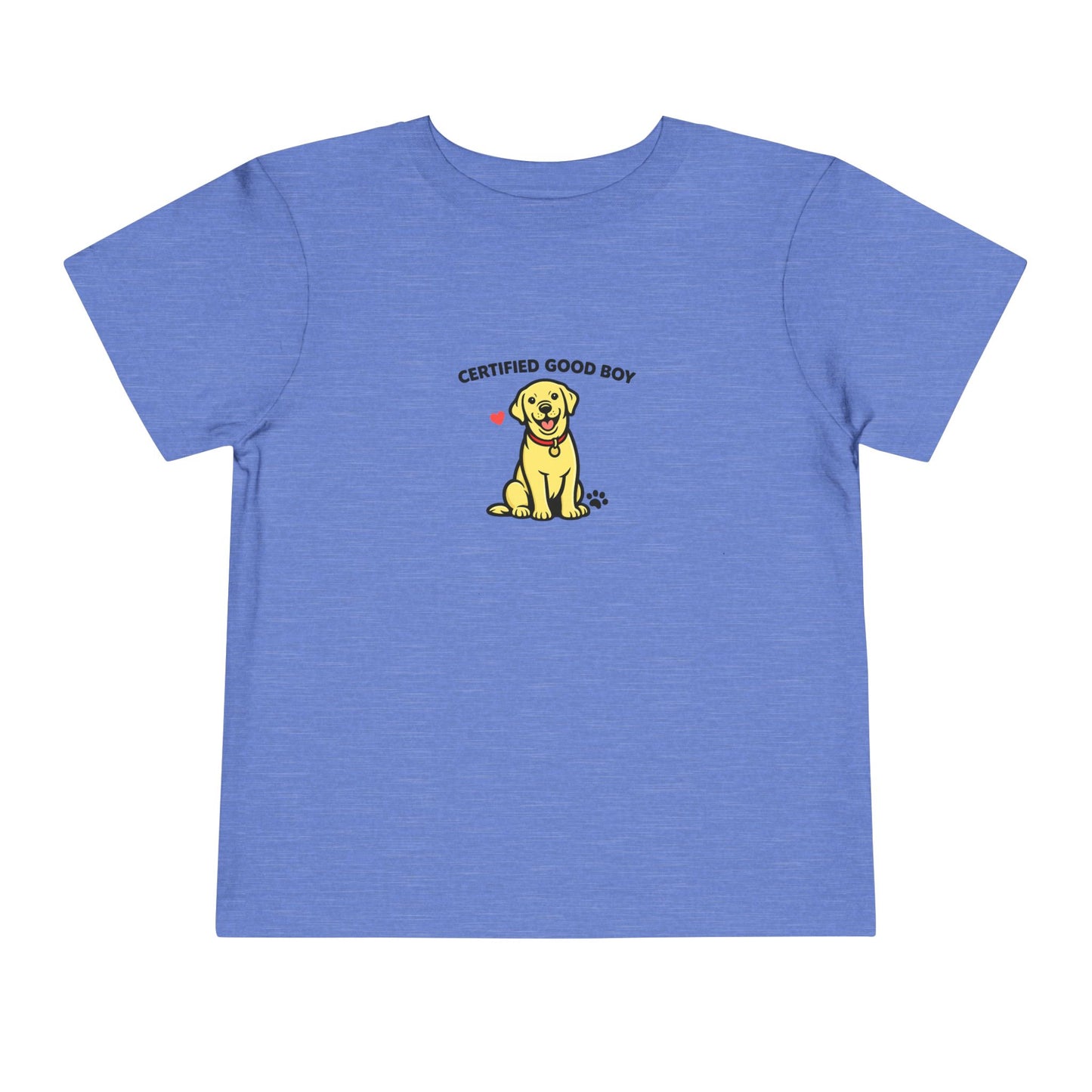 Certified Good Boy-- Toddler Dog Lover Tee
