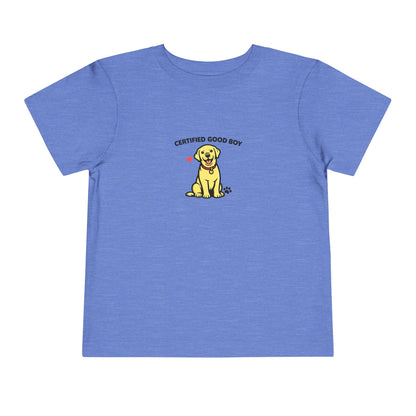 Certified Good Boy-- Toddler Dog Lover Tee