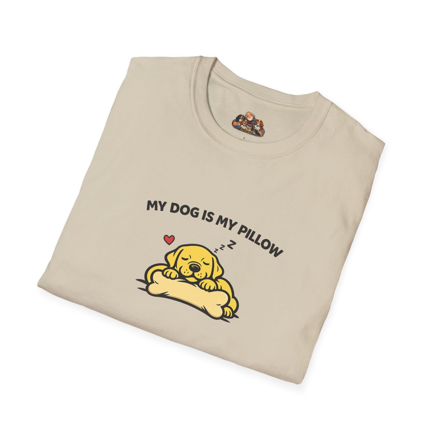 My Dog Is My Pillow  —  Soft-Color Minimalist Family Collection For Adult Dog Lovers
