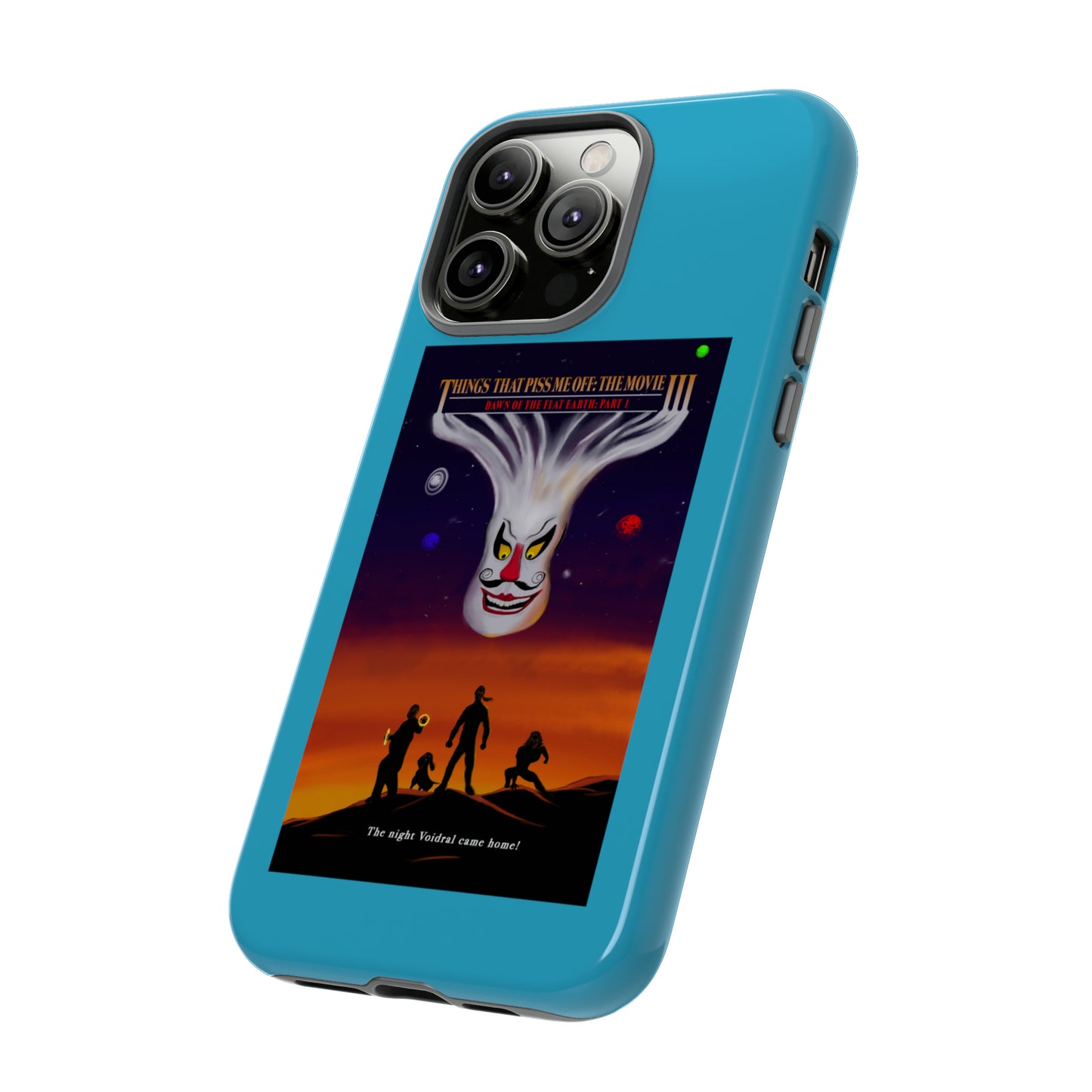 Dawn Of The Flat Earth: Part I Tough Phone Case (turquoise)