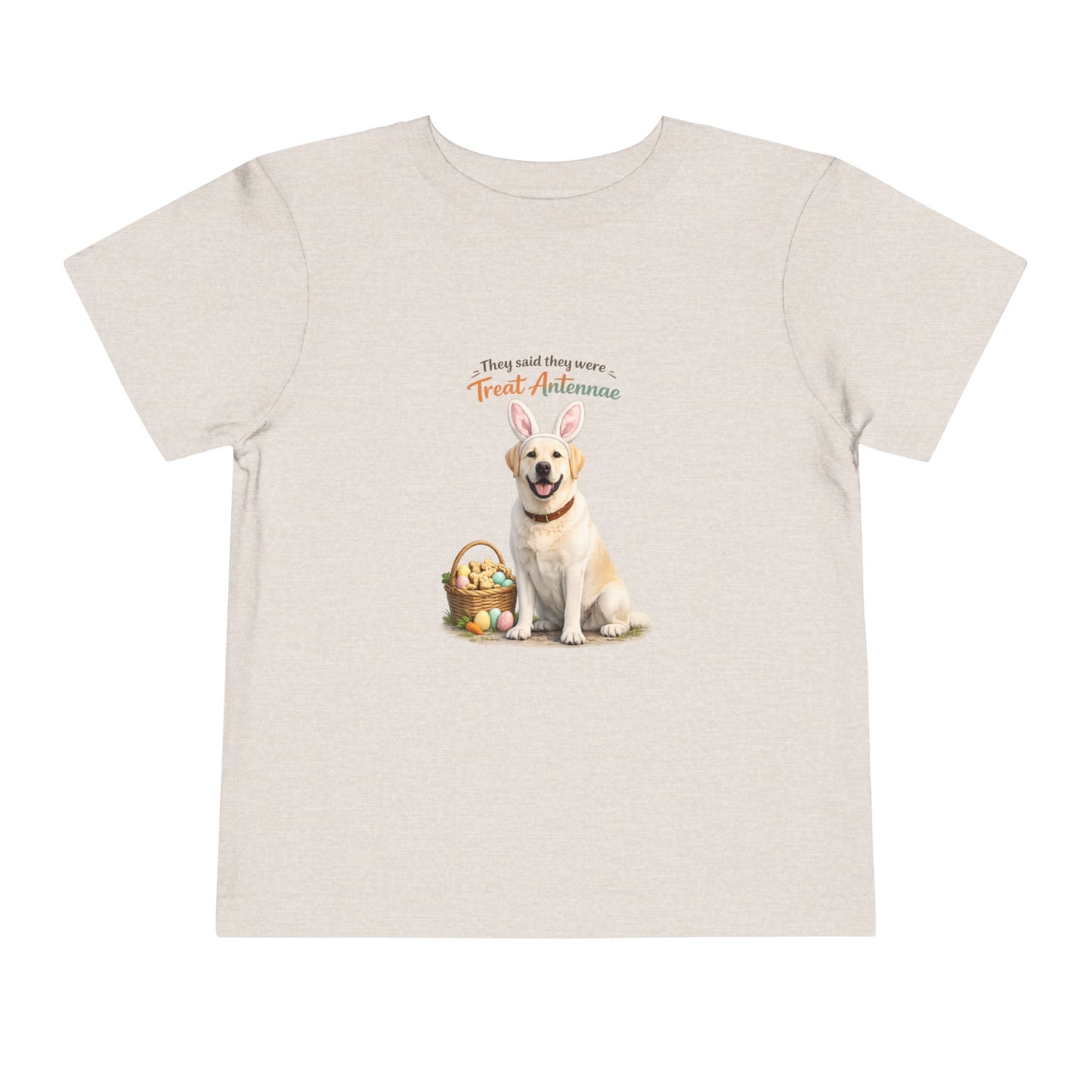 Yellow Lab Treat Antennae™ -- Toddler Dog Lover Tee