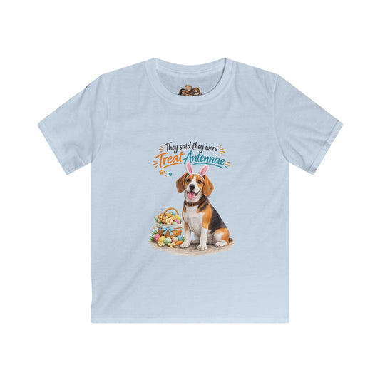 Beagle Treat Antennae™ — Youth Dog Lover Tee