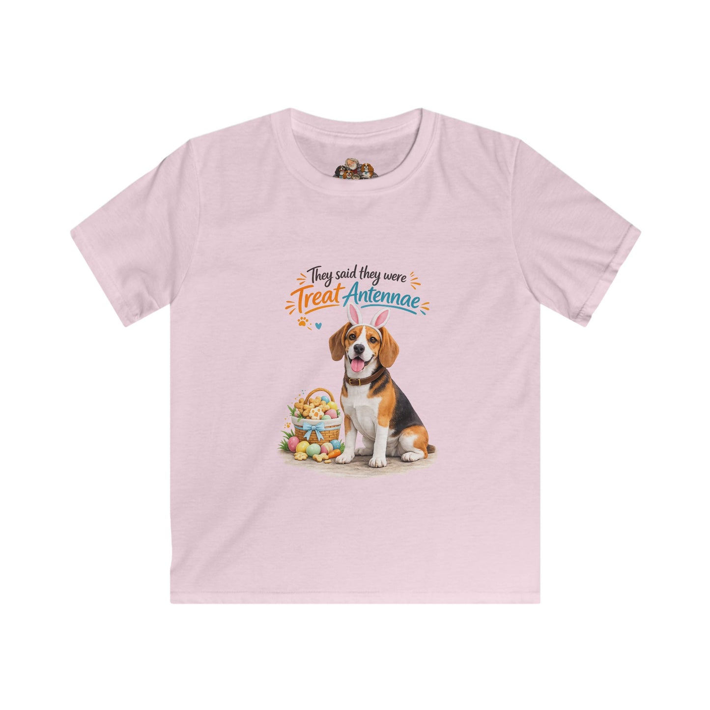 Beagle Treat Antennae™ — Youth Dog Lover Tee
