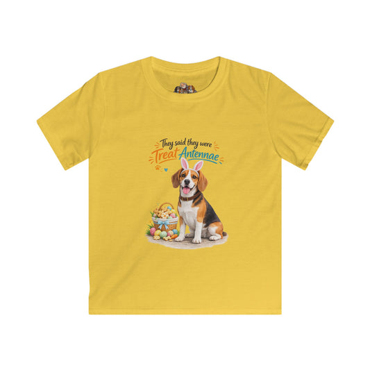 Beagle Treat Antennae™ — Youth Dog Lover Tee