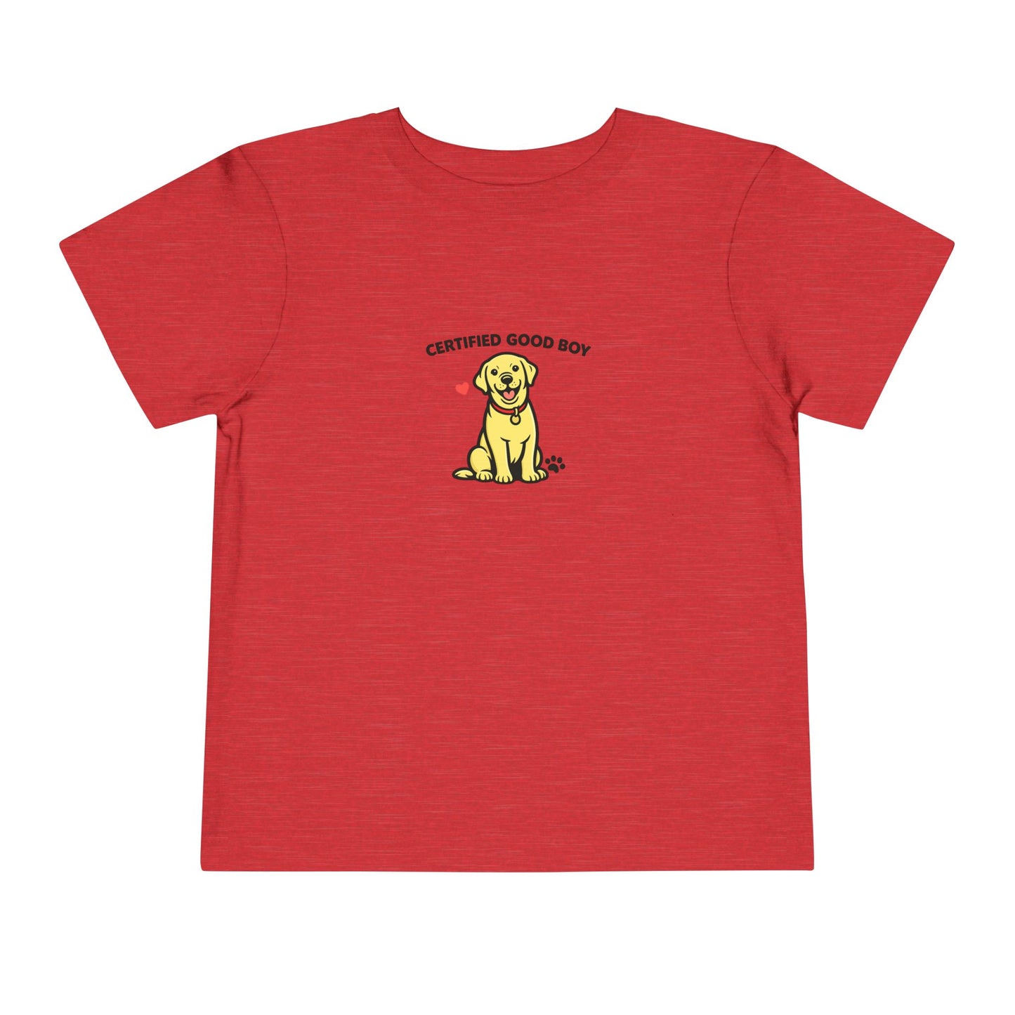 Certified Good Boy-- Toddler Dog Lover Tee