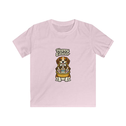 Beagle Family Happy Easter — Youth Dog Lover Tee