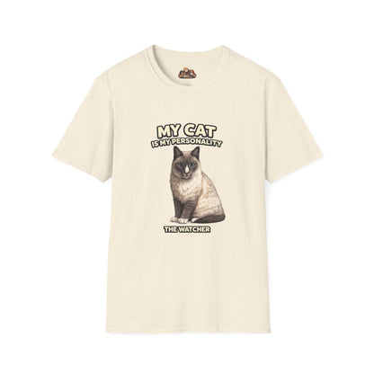My Cat Is My Personality – "The Watcher" – Personalized Custom Cat Shirt