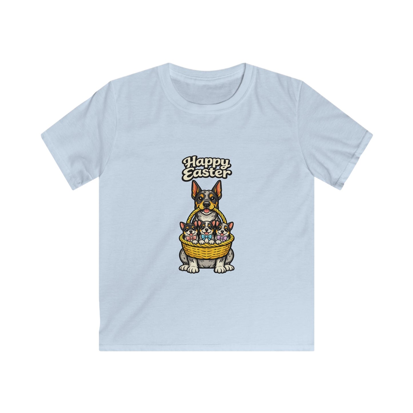 Great Dane Happy Easter — Youth Dog Lover Tee