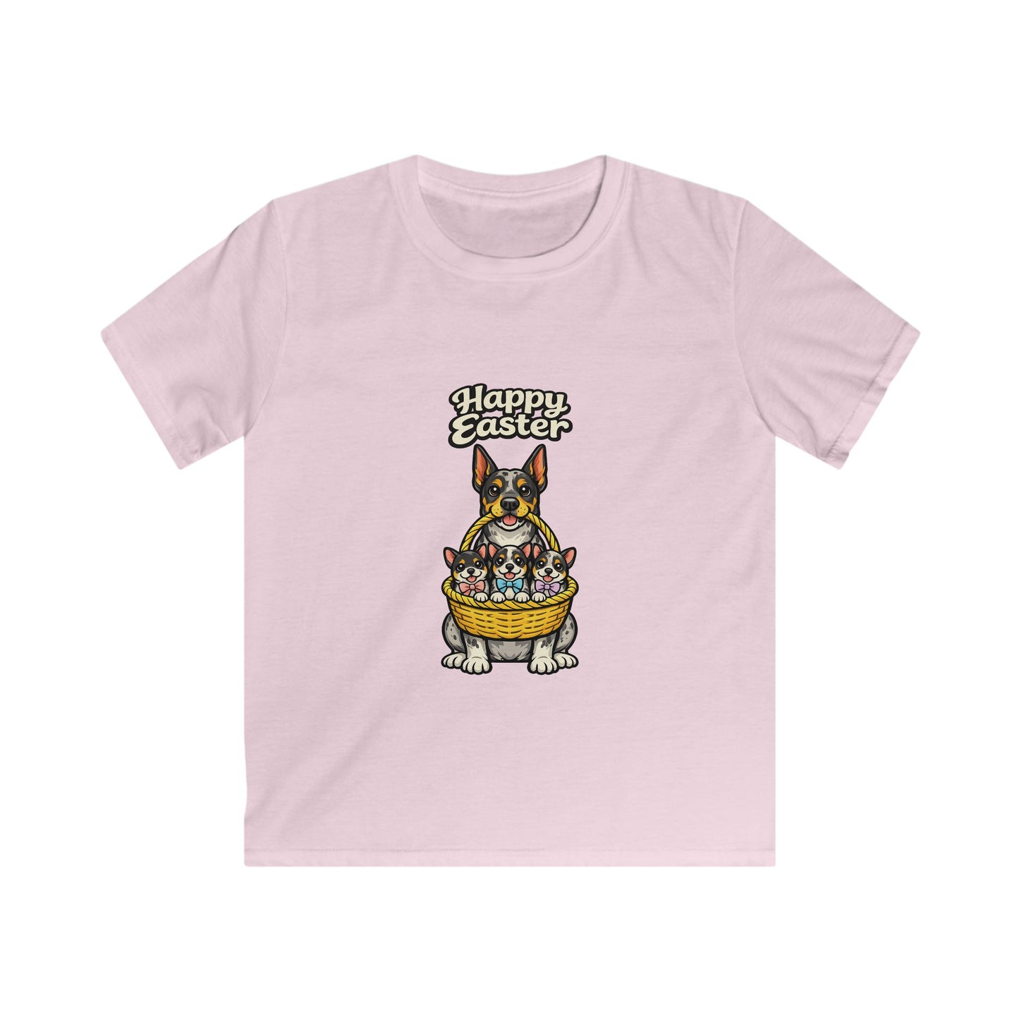 Great Dane Happy Easter — Youth Dog Lover Tee