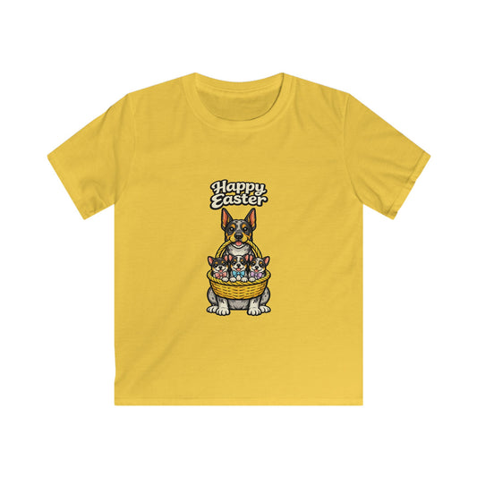 Great Dane Happy Easter — Youth Dog Lover Tee