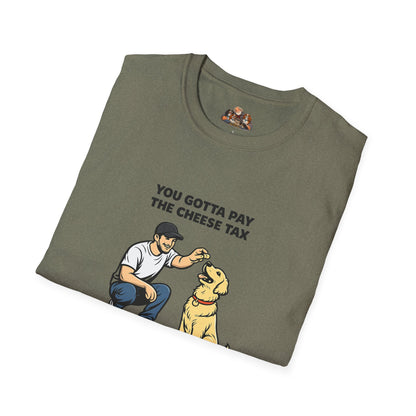 You Gotta Pay The Cheese Tax  —  Soft-Color Minimalist Family Collection For Adult Dog Lovers