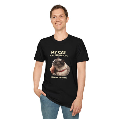 My Cat Is My Personality – "The Heart Of The Home" – Personalized Custom Cat Shirt
