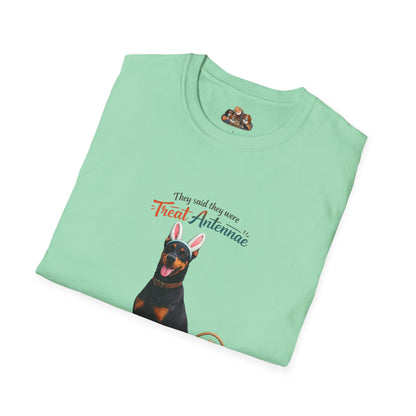 Doberman Treat Antenna™ – Easter Dog Lover Tee