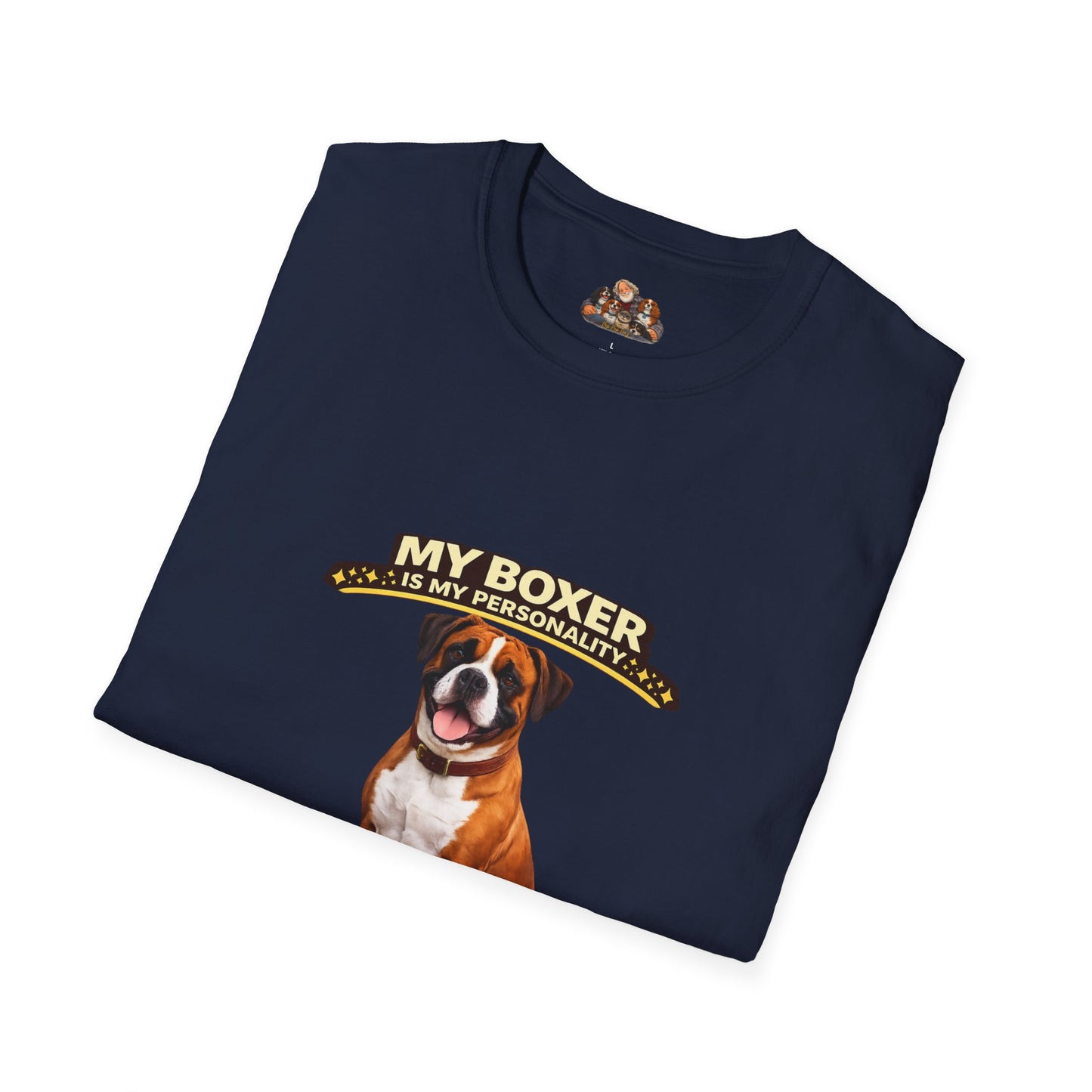 My Boxer Is My Personality – Play Hard Love Hard – Personalized Dog Breed Tee
