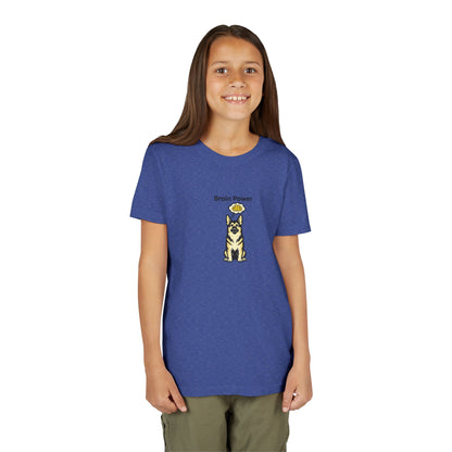 Brain Power -- Youth Dog Lover Tee