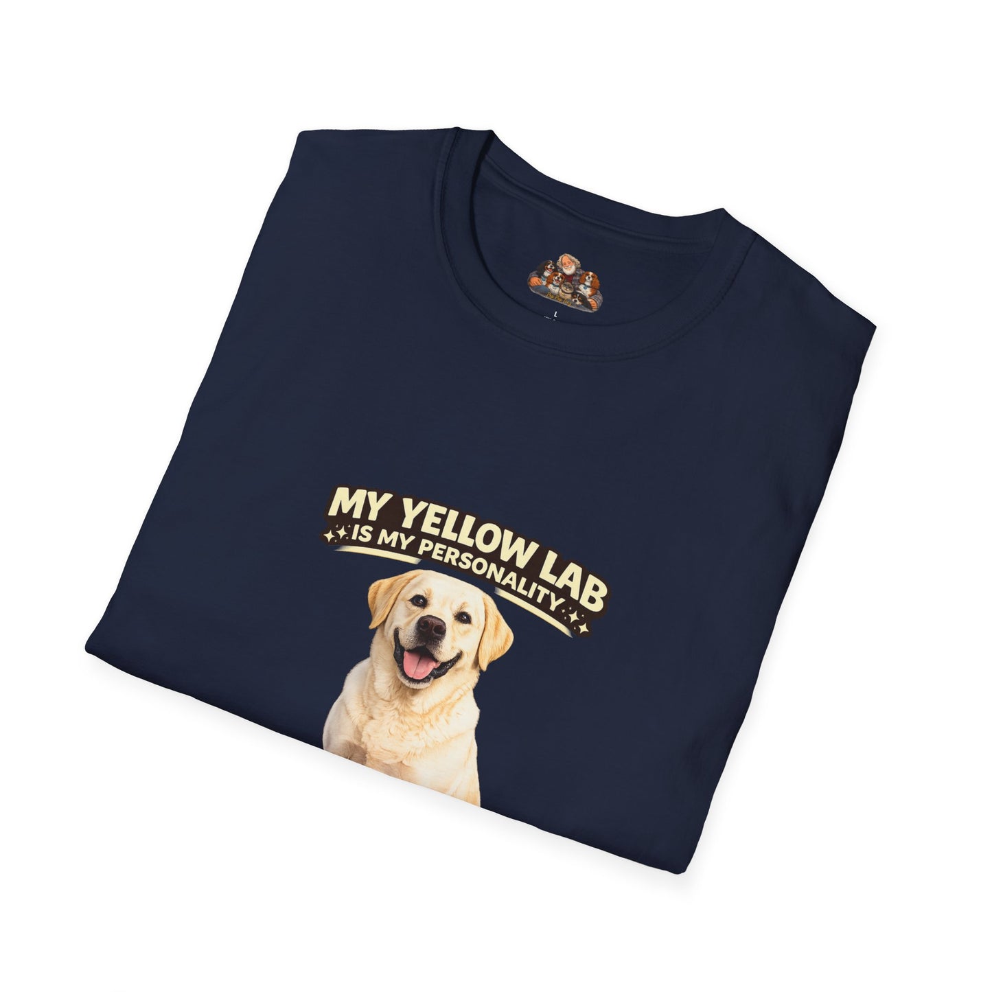 My Yellow Lab is My Personality – Snack Driven. Love Powered. – Personalized Dog Breed Shirt