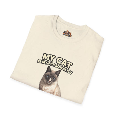 My Cat Is My Personality – "The Watcher" – Personalized Custom Cat Shirt