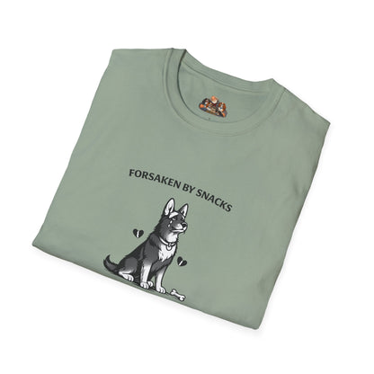 Forsaken By Snacks –– Black And White Minimalist Family Collection For Adult Dog Lovers