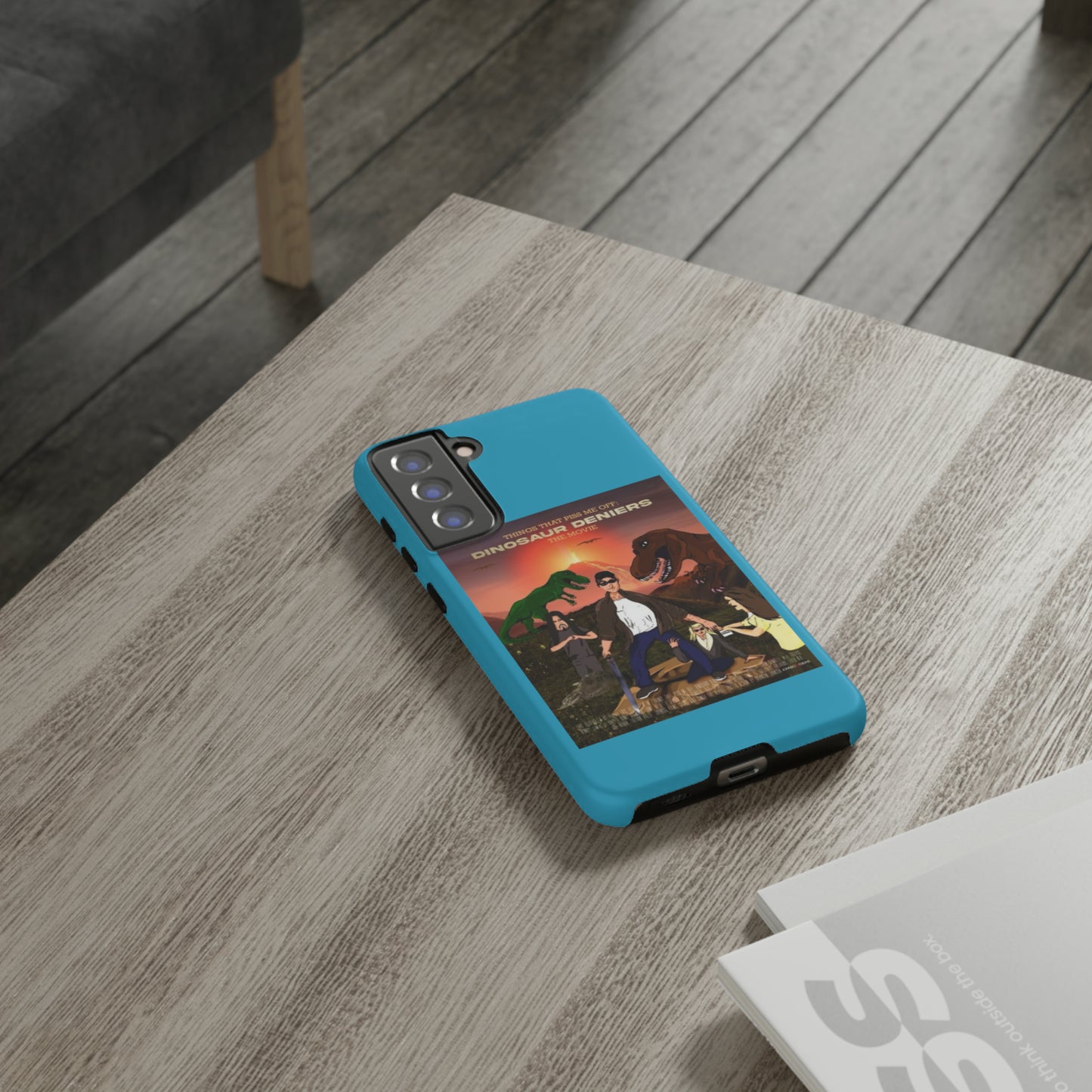 Dinosaur Deniers: The Movie Tough Phone Case (turquoise)