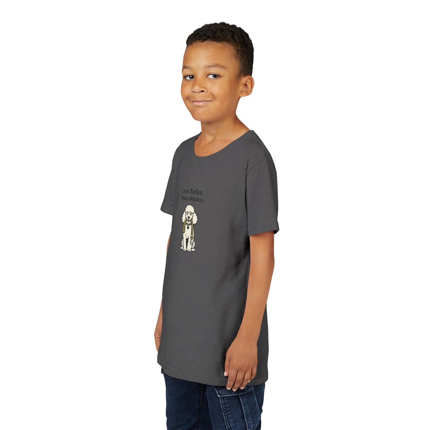 Less Talks. More Walks. -- Youth Dog Lover Tee