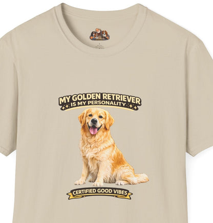 My Golden Retriever Is My Personality -- Personalized Dog Breed T-Shirt