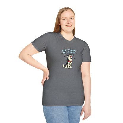Let It Snow ! Let It Snow!  —  Soft-Color Minimalist Family Collection For Adult Dog Lovers