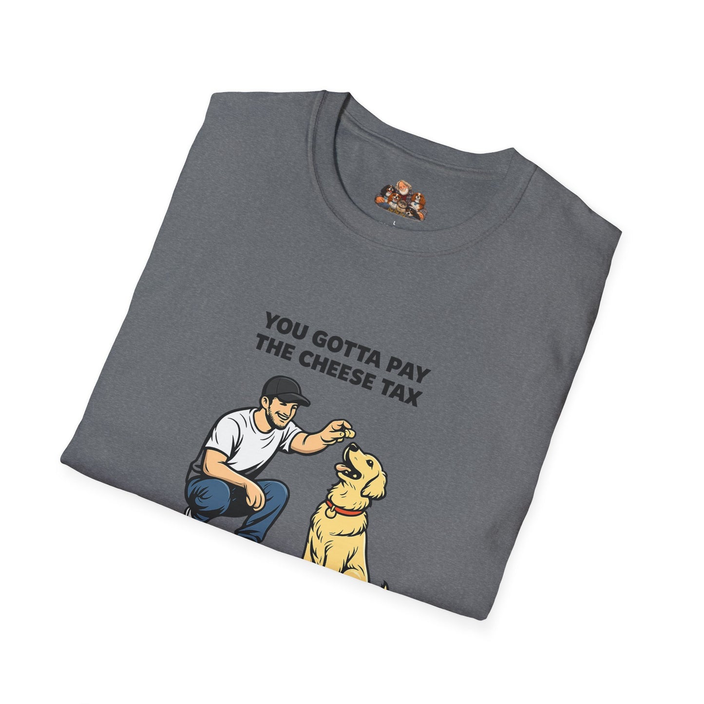 You Gotta Pay The Cheese Tax  —  Soft-Color Minimalist Family Collection For Adult Dog Lovers