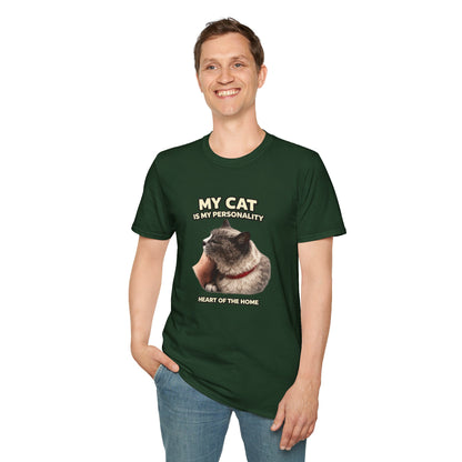 My Cat Is My Personality – "The Heart Of The Home" – Personalized Custom Cat Shirt