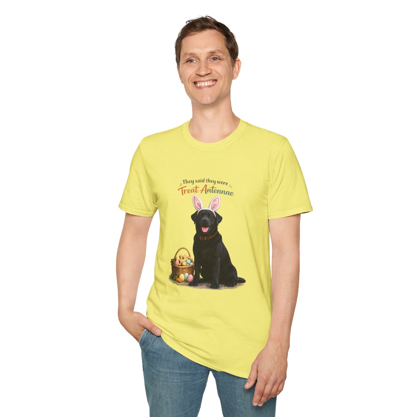 Black Lab Treat Antenna™ – Easter Black Lab Lover T-Shirt