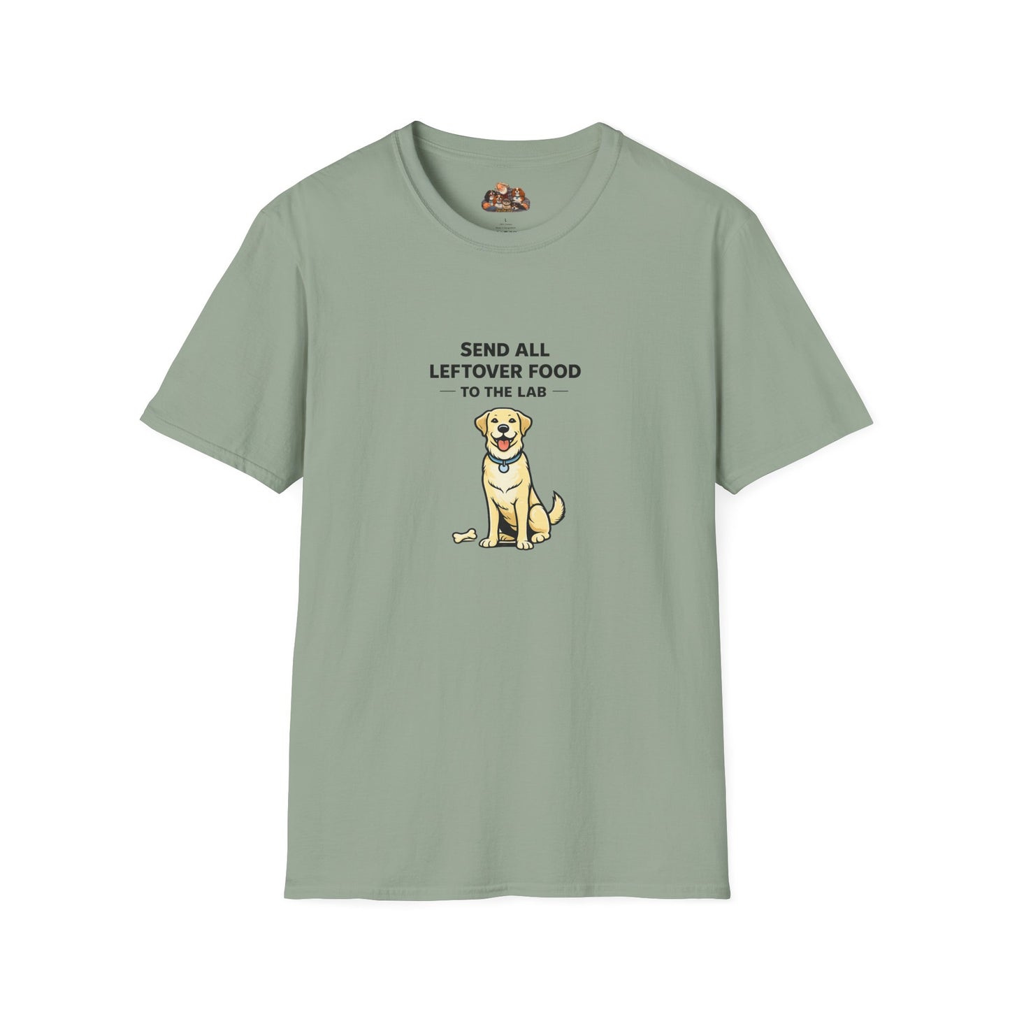 Send All Leftover Food To The Lab  —  Soft-Color Minimalist Family Collection For Adult Dog Lovers