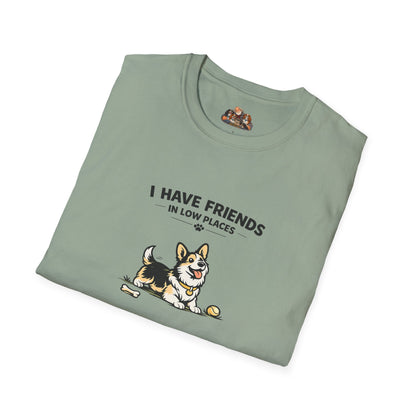 I Have Friends In Low Places  —  Soft-Color Minimalist Family Collection For Adult Dog Lovers