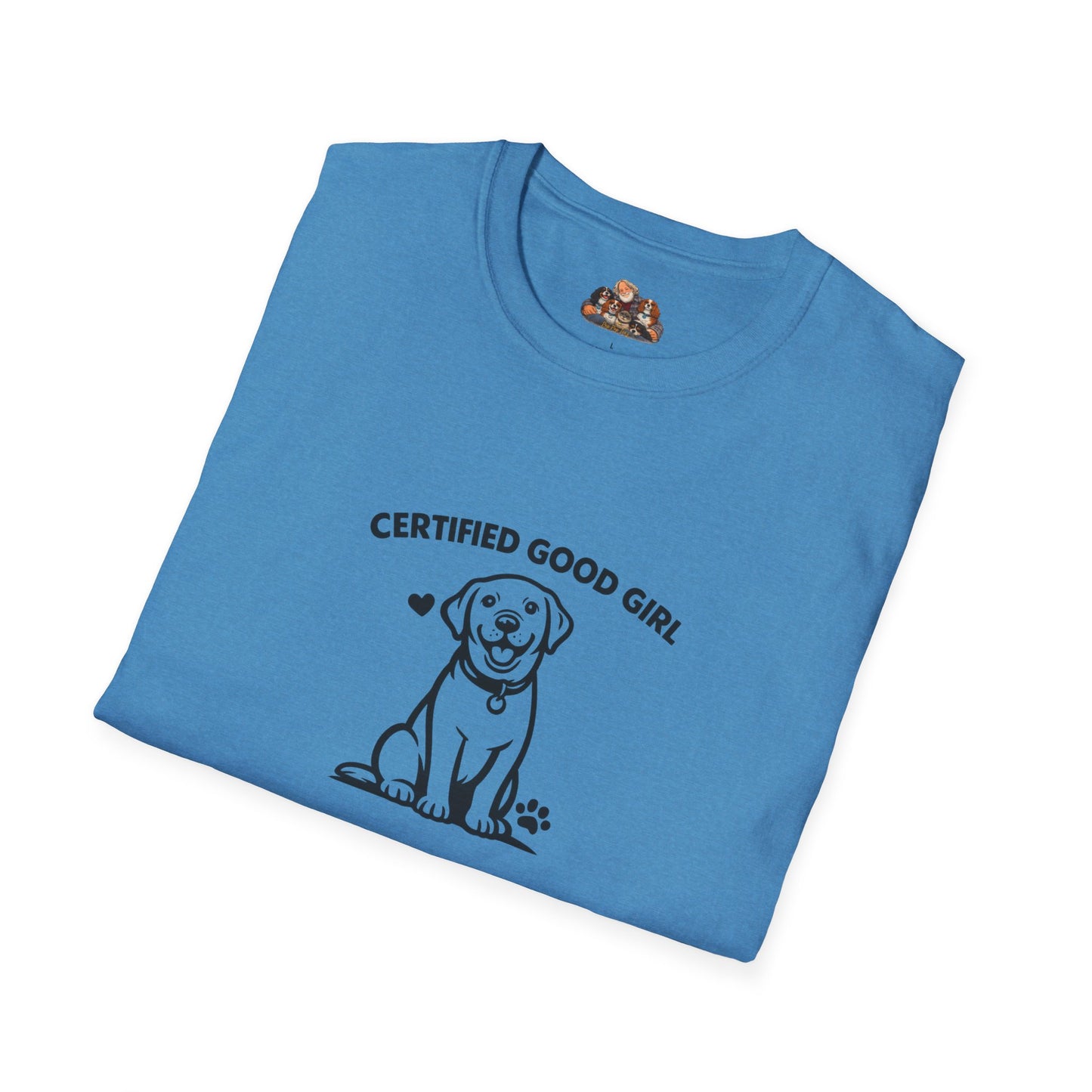 Certified Good Girl —  Black And White Minimalist Family Collection For Adult Dog Lovers
