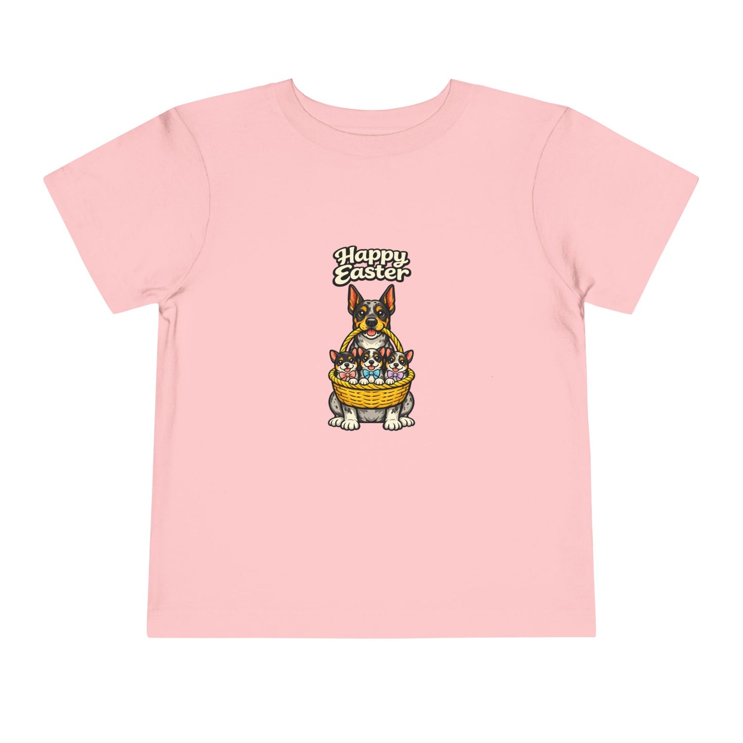 Great Dane Family Happy Easter -- Toddler Dog Lover Tee
