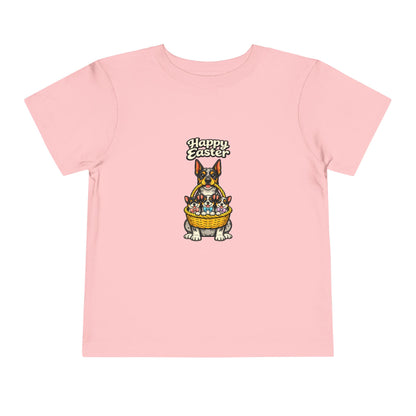 Great Dane Family Happy Easter -- Toddler Dog Lover Tee
