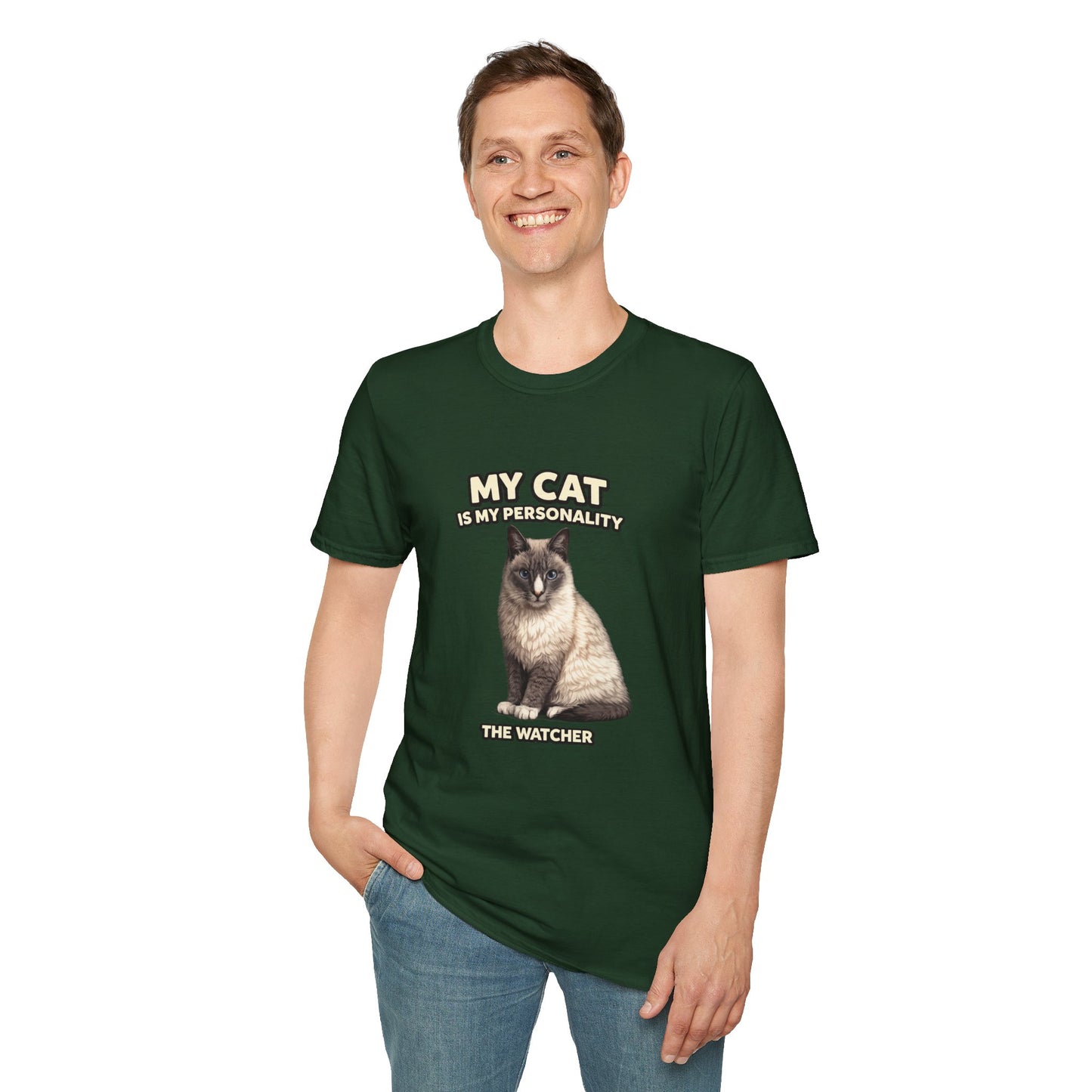 My Cat Is My Personality – "The Watcher" – Personalized Custom Cat Shirt